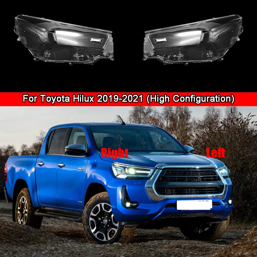 For Toyota Hilux 2019-2021 (High Configuration) Car Accessories Headlamp Cover Transparent Lampshade Headlight Shell Plexiglass
For Toyota Hilux 2019-2021 (High Configuration) Car Accessories Headlamp Cover Transparent Lampshade Headlight Shell Plexiglass