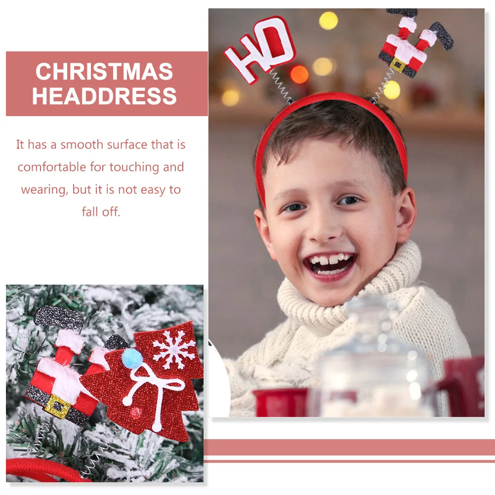 6pcs Party Headwear Cute Spring Hoops For Christmas Celebration Durable Fun Gift Xmas Hair Accessories Decor Hair Styling Tools 
6pcs Party Headwear Cute Spring Hoops For Christmas Celebration Durable Fun Gift Xmas Hair Accessories Decor Hair Styling Tools
