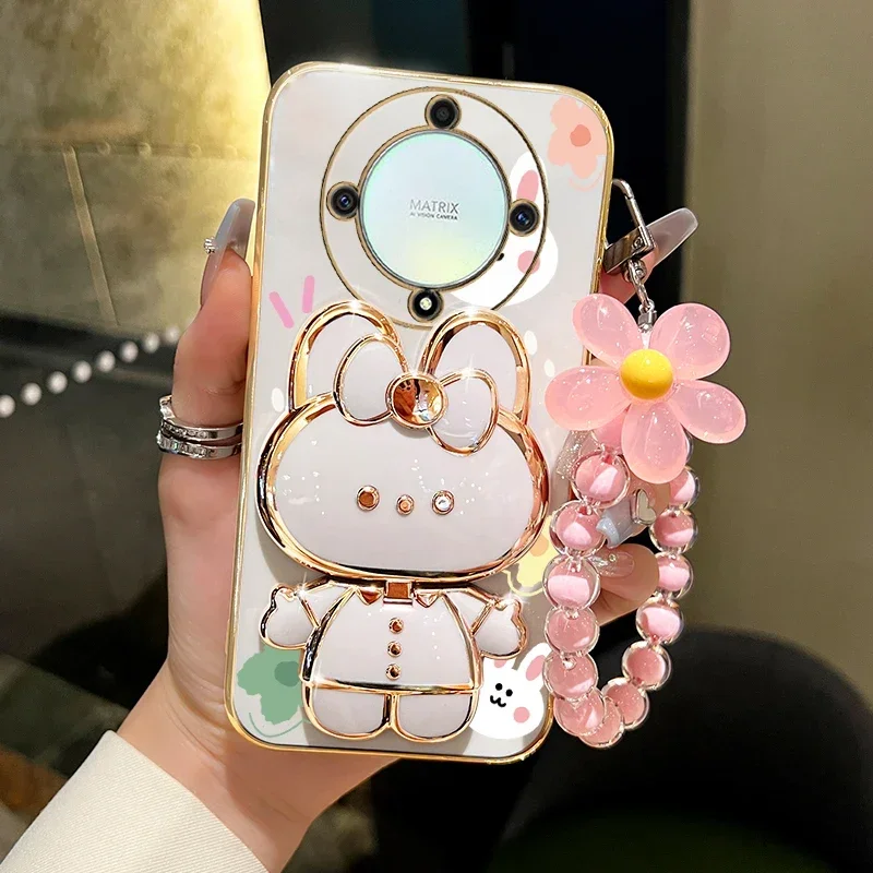 X9 A B Flower Strap Rabbit Makeup Mirror Phone Holder Case On For Huawei Honor X9A X9B Magic 5 Lite HonorX9a Girl Woman Cover
X9 A B Flower Strap Rabbit Makeup Mirror Phone Holder Case On For Huawei Honor X9A X9B Magic 5 Lite HonorX9a Girl Woman Cover