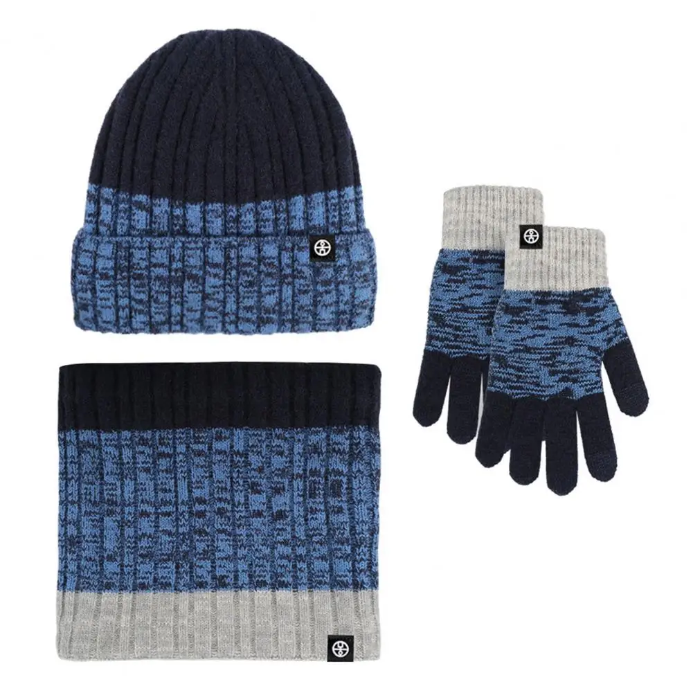 Touch Screen Gloves Unisex Winter Hat Scarf Gloves Set Thick Warm Elastic Striped Color Matching Anti-slip Neck Head Hands
Touch Screen Gloves Unisex Winter Hat Scarf Gloves Set Thick Warm Elastic Striped Color Matching Anti-slip Neck Head Hands