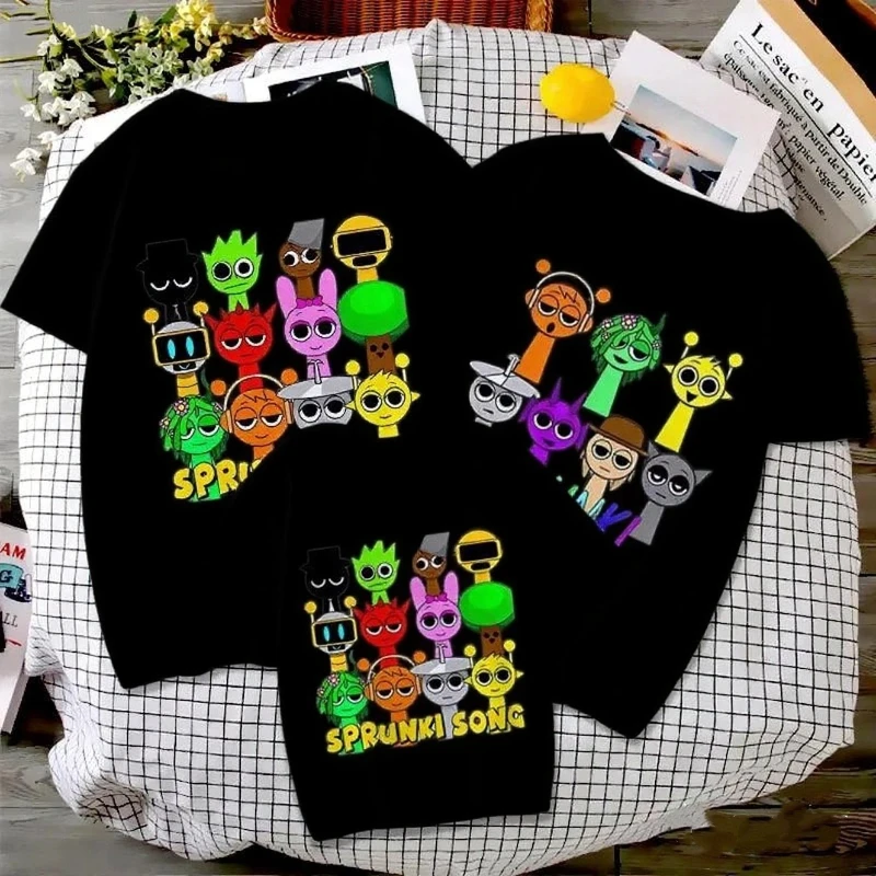Familie Matching Outfits Cartoon Printed T-shirt Summer Parent Child Casual Funny Cute O-Neck Short Sleeve Tops T-shirt
Familie Matching Outfits Cartoon Printed T-shirt Summer Parent Child Casual Funny Cute O-Neck Short Sleeve Tops T-shirt
