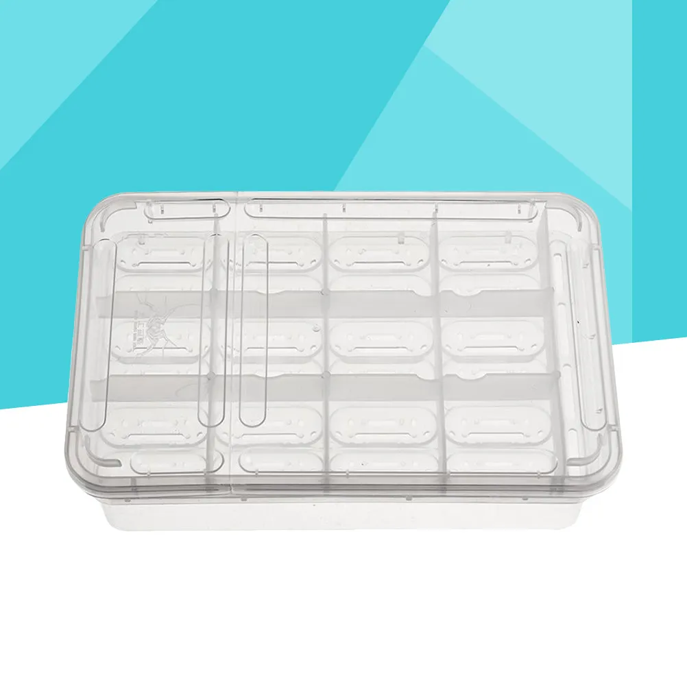 24 Compartments Transparent Hatching Box Breeding Isolation Incubator for Snake Lizard Turtle Reptile Egg Hatch Care
24 Compartments Transparent Hatching Box Breeding Isolation Incubator for Snake Lizard Turtle Reptile Egg Hatch Care