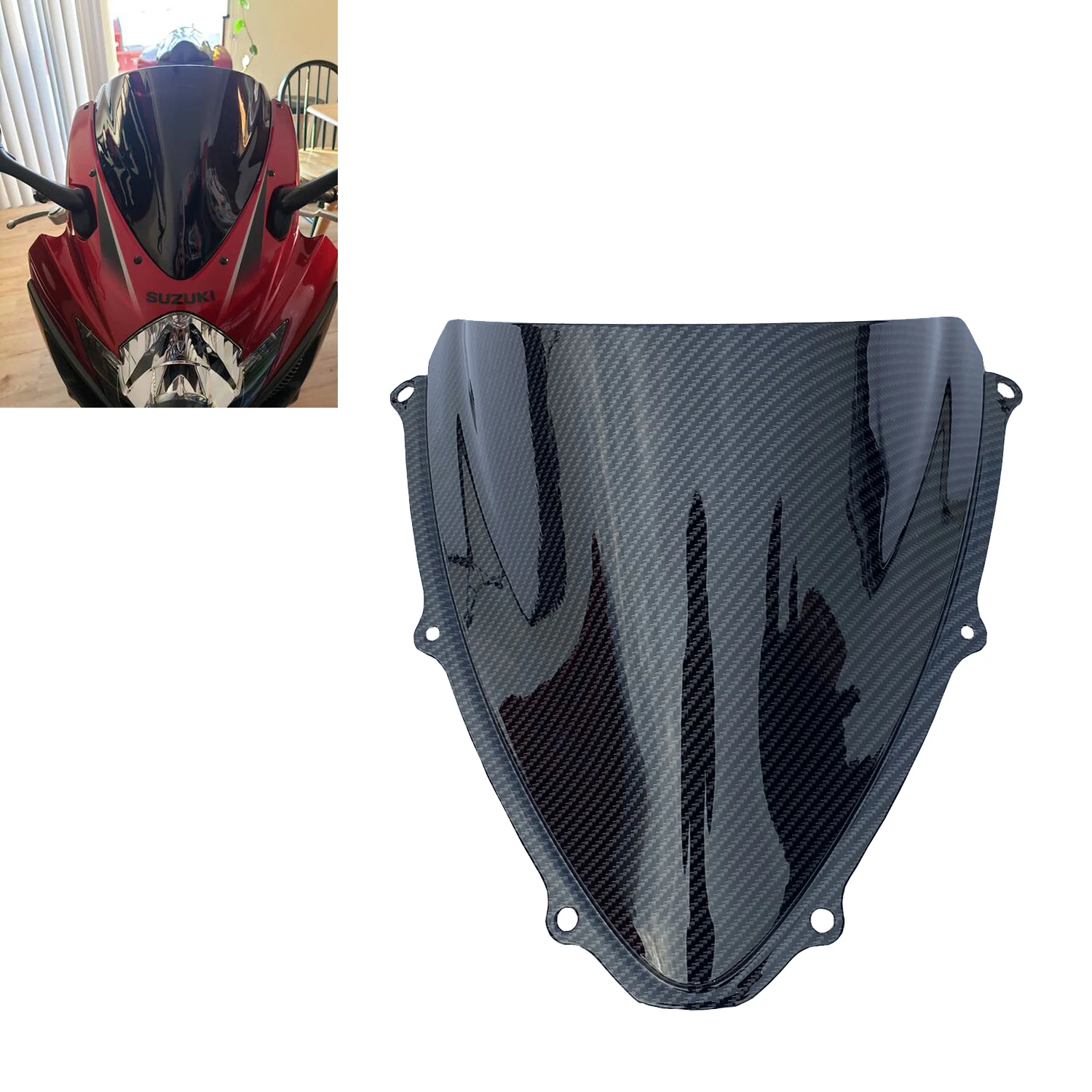 Ветровое стекло для мотоцикла с двойным пузырьком для Suzuki GSXR600 GSXR750 K6 2006 2007
Ветровое стекло для мотоцикла с двойным пузырьком для Suzuki GSXR600 GSXR750 K6 2006 2007