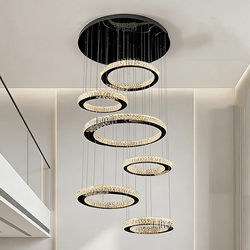 Nordic Stair Chandelier LED Pendant Light Modern Ceiling Lamp for Living Room Bedroom Home Decor
Nordic Stair Chandelier LED Pendant Light Modern Ceiling Lamp for Living Room Bedroom Home Decor