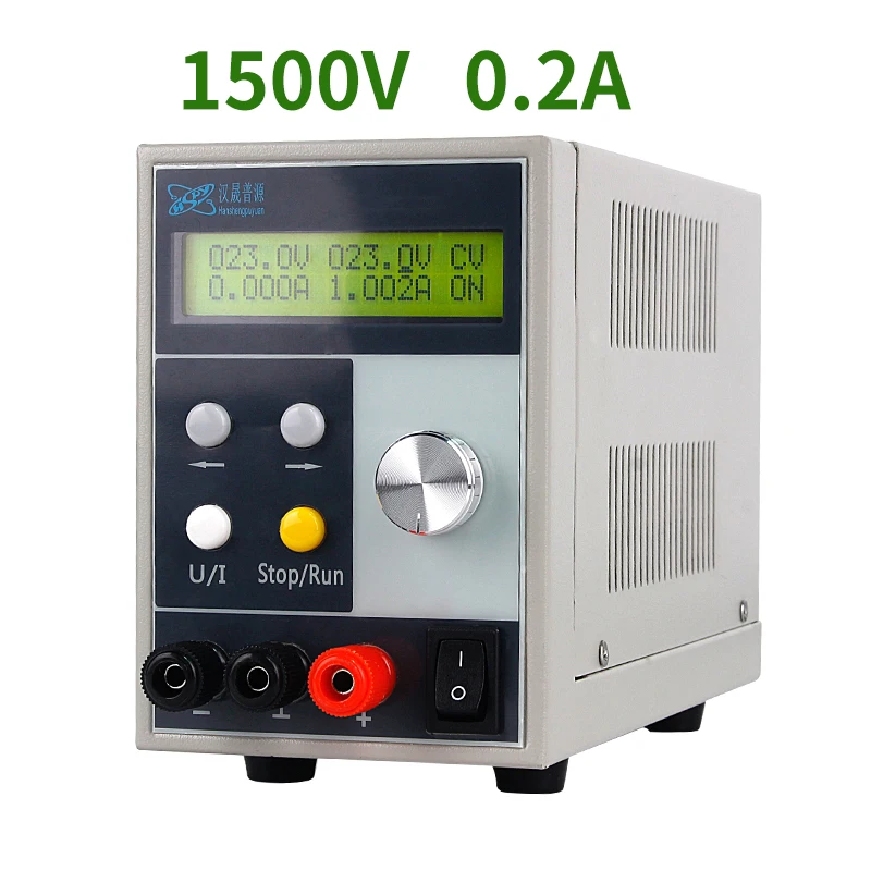 HSPY 1500V 0.2A Regulator Switching Adjustable Digital Power Supply 300W High Voltage High Precision 220V Input
HSPY 1500V 0.2A Regulator Switching Adjustable Digital Power Supply 300W High Voltage High Precision 220V Input