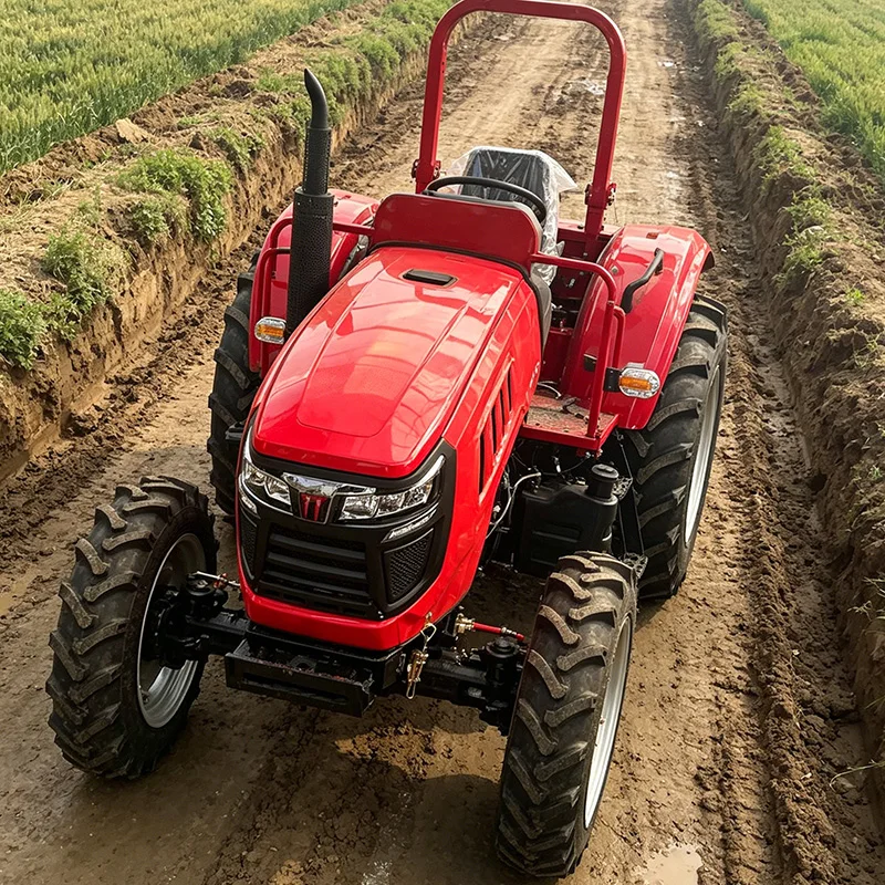 Customized 60 HP Wheeled Tractor, Upgraded Rotary Tiller, Four-Wheel High-Power Farm Plowing Machine
Customized 60 HP Wheeled Tractor, Upgraded Rotary Tiller, Four-Wheel High-Power Farm Plowing Machine