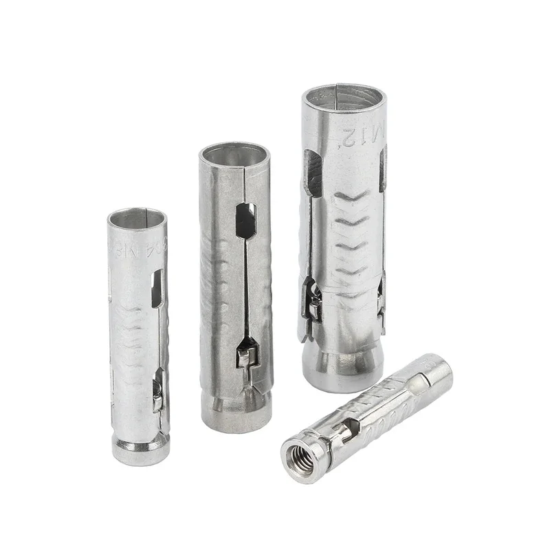M6 M8 M10 M12 SUS Three Piece One Piece Fish Scale Tube Internal Expansion Bolt Concrete Wall Anchor Fastener 1-5pcs
M6 M8 M10 M12 SUS Three Piece One Piece Fish Scale Tube Internal Expansion Bolt Concrete Wall Anchor Fastener 1-5pcs