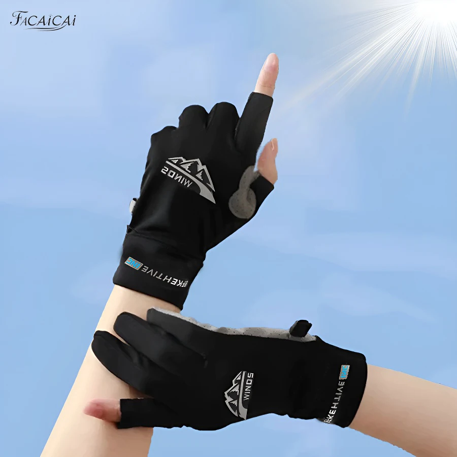 UV Sun Protection Gloves Half Finger Ice Silk Summer Sun Protection Non-Slip Outdoor Sports Breathable Gloves
UV Sun Protection Gloves Half Finger Ice Silk Summer Sun Protection Non-Slip Outdoor Sports Breathable Gloves