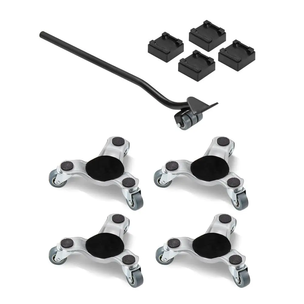 4-Piece Steel Furniture Dolly Set Heavy Duty Furniture Mover 440 lbs Capacity
4-Piece Steel Furniture Dolly Set Heavy Duty Furniture Mover 440 lbs Capacity