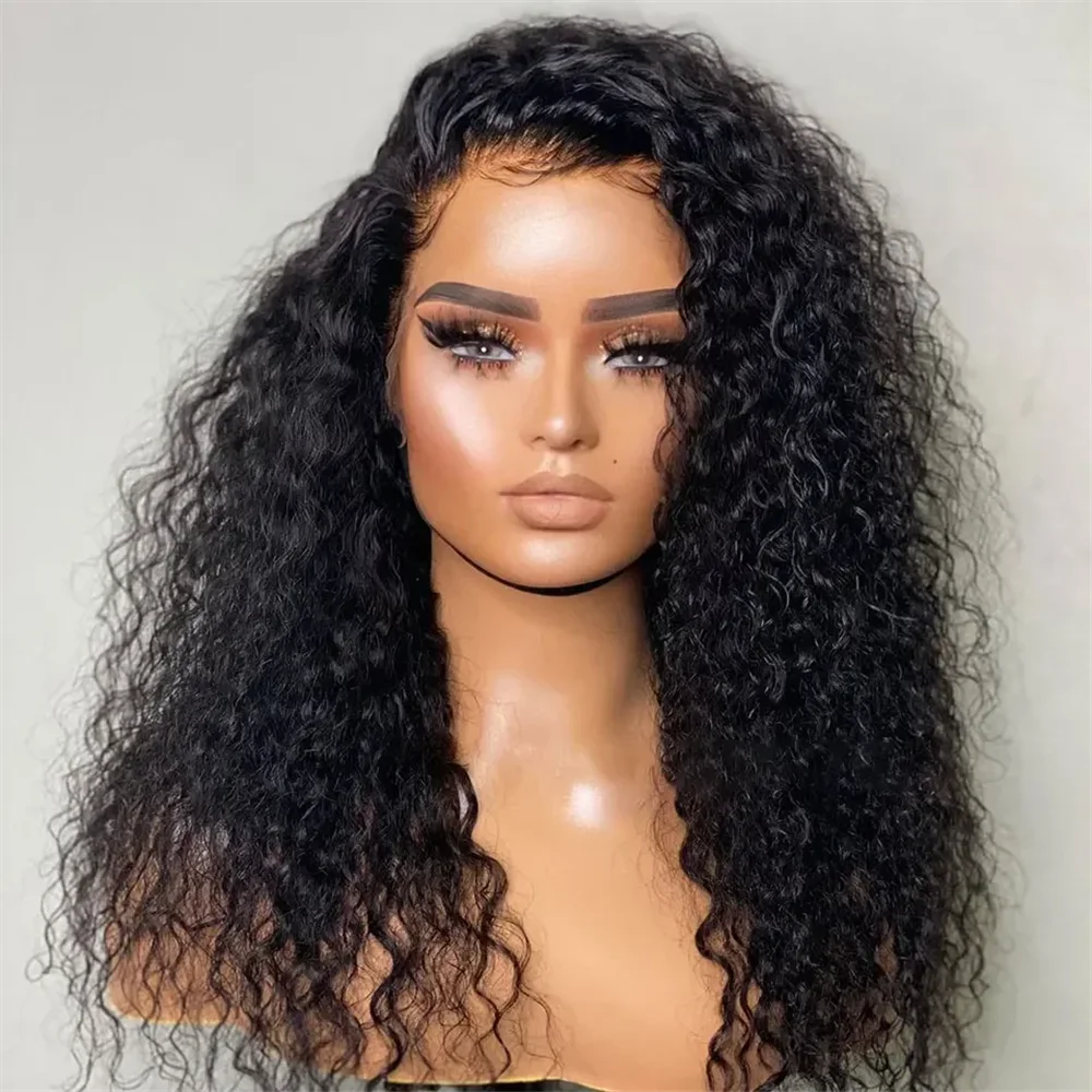 Natural Black Long Soft Glueless 26Inch Kinky Curly Lace Front Wig For Women With Baby Hair Synthetic Preplucked Glueless Daily
Natural Black Long Soft Glueless 26Inch Kinky Curly Lace Front Wig For Women With Baby Hair Synthetic Preplucked Glueless Daily