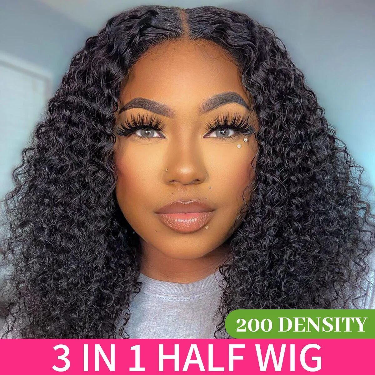 Wear and Go Flip Over Drawstring Glueless Curly Human Hair kinky Curly Raw Hair Wigs Kinky Curls Wig Half Wig Half Head Wig
Wear and Go Flip Over Drawstring Glueless Curly Human Hair kinky Curly Raw Hair Wigs Kinky Curls Wig Half Wig Half Head Wig