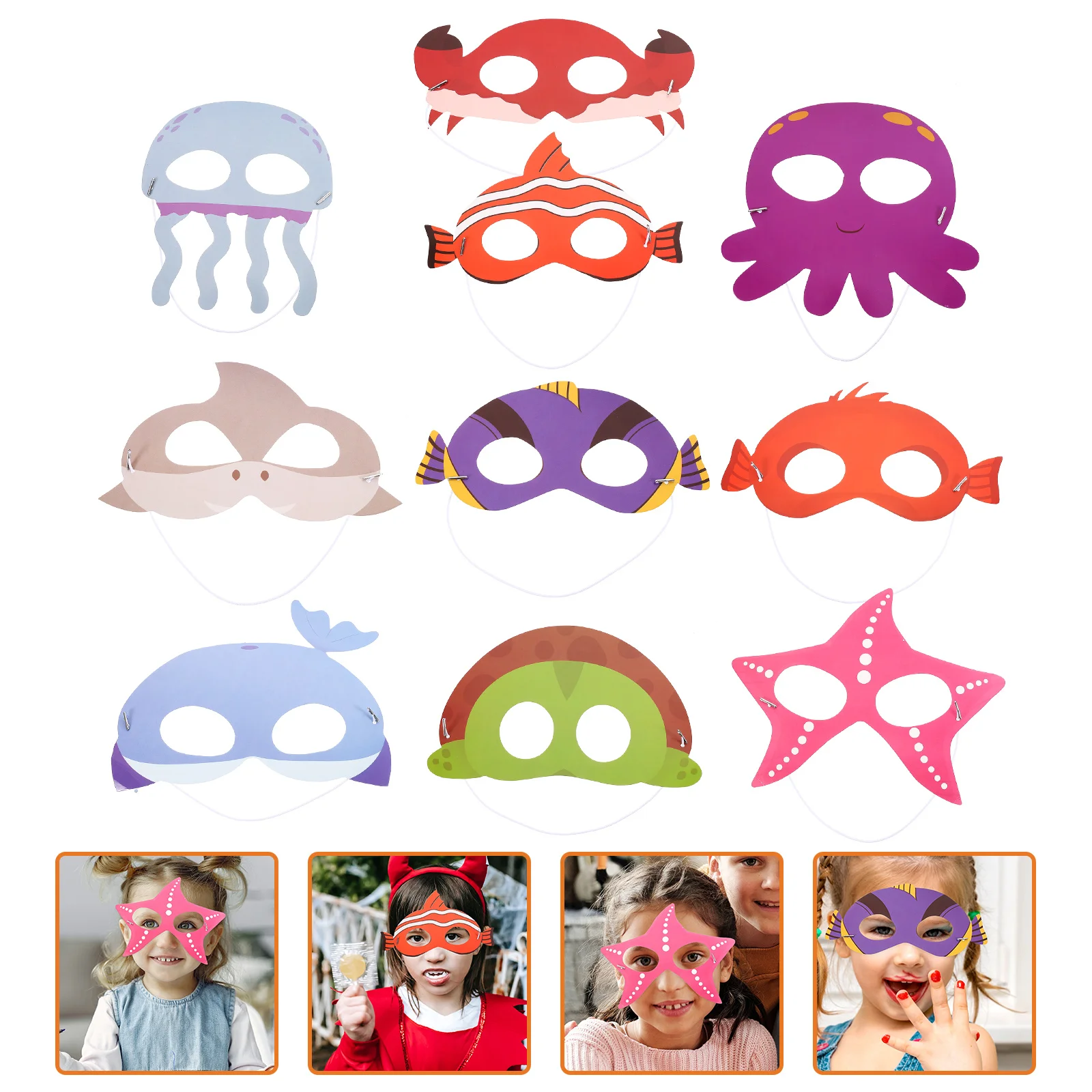 10 Pcs Decorations Funny Animal Mask Ocean Masks Delicate Birthday Cartoon Paper Cosplay Child Party Accessory Decorative
10 Pcs Decorations Funny Animal Mask Ocean Masks Delicate Birthday Cartoon Paper Cosplay Child Party Accessory Decorative