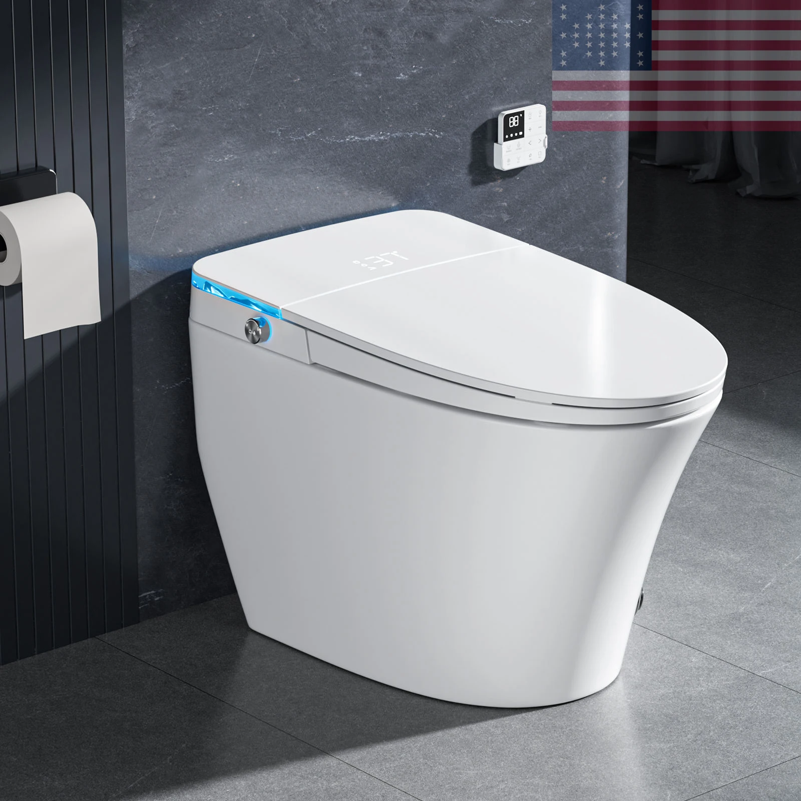 Fast Shipping Smart Toilet Bowl Automatic Cover Floor Mounted Remote Control Modern Electric Bidet Smart Toilets
Fast Shipping Smart Toilet Bowl Automatic Cover Floor Mounted Remote Control Modern Electric Bidet Smart Toilets