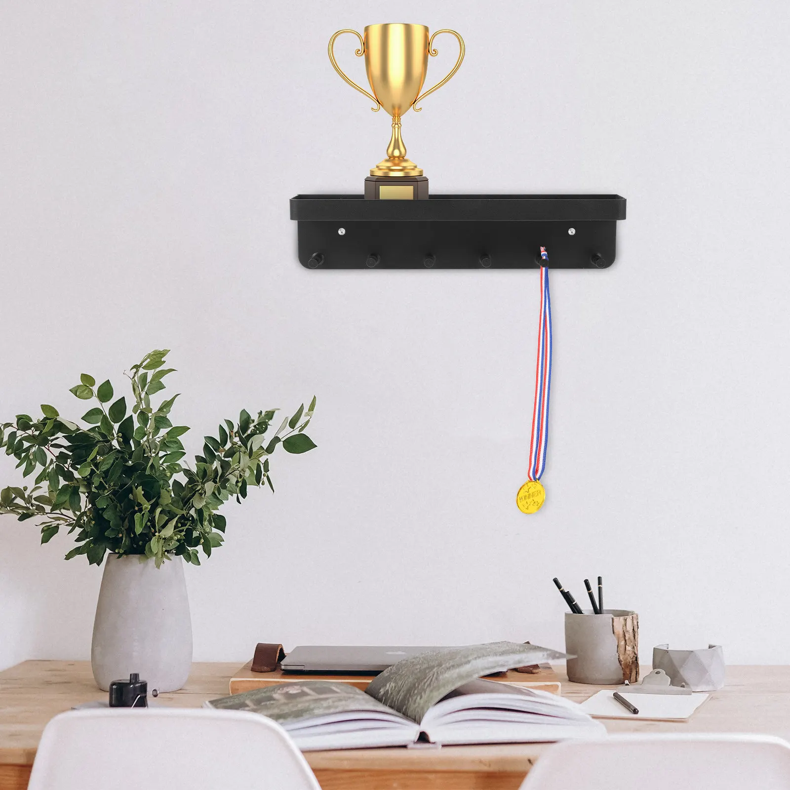 Настенная вешалка для медалей из нержавеющей стали, усиленная конструкция, для спортивных наград, бега, велоспорта, марафонов, держатель для кубков
Настенная вешалка для медалей из нержавеющей стали, усиленная конструкция, для спортивных наград, бега, велоспорта, марафонов, держатель для кубков