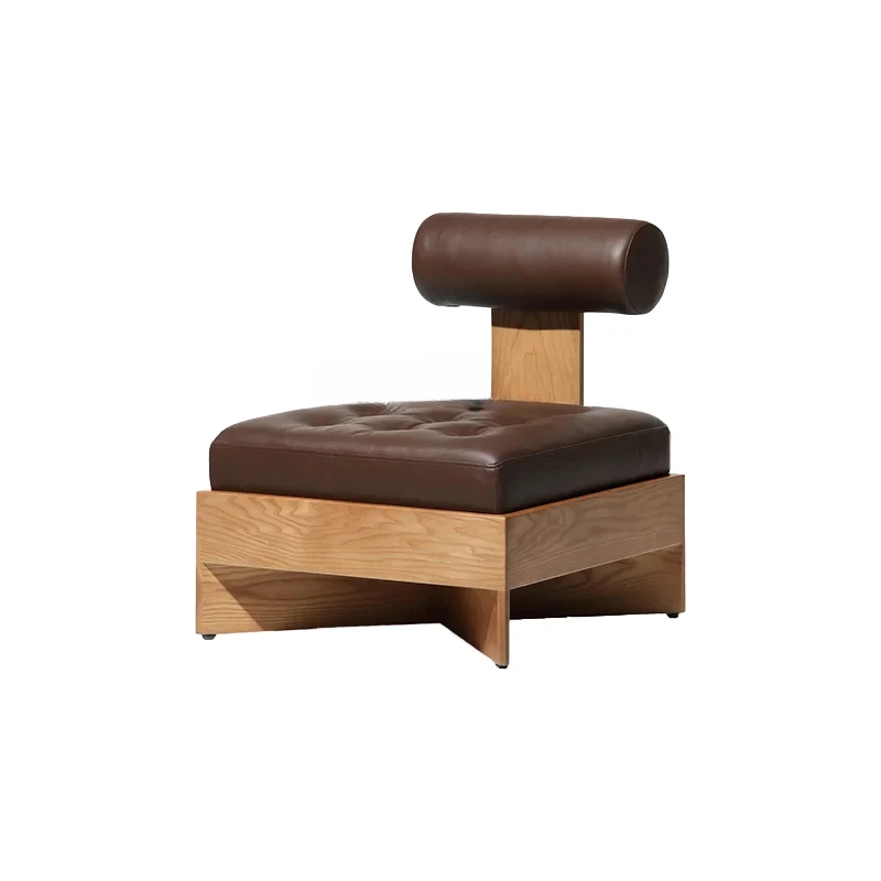Solid Wood Sofa Chair Living Room Leather Chair Middle and Ancient Light Luxury Backrest Stool Creative Soft Bag Cushion
Solid Wood Sofa Chair Living Room Leather Chair Middle and Ancient Light Luxury Backrest Stool Creative Soft Bag Cushion