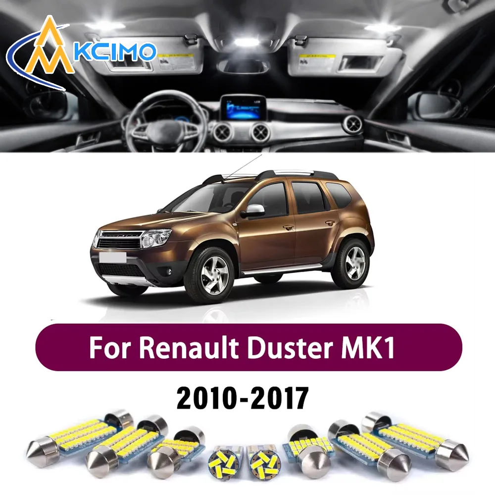 Premium LED Interior Lighting Kit for Renault Duster MK1 2010-2017 2011 2012 High-Quality Error-Free Dome Map Trunk Auto Lamps
Premium LED Interior Lighting Kit for Renault Duster MK1 2010-2017 2011 2012 High-Quality Error-Free Dome Map Trunk Auto Lamps