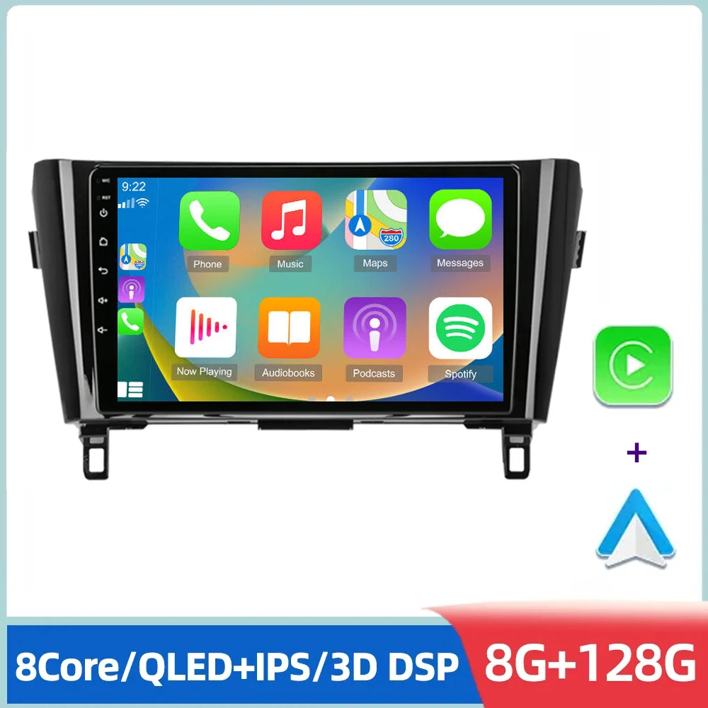 Автомобильное радио CarPlay Android для Nissan Qashqai J11 X-Trail 3 T32 2013 - 2016 2017, Автомобильный мультимедийный GPS 2din Авторадио
Автомобильное радио CarPlay Android для Nissan Qashqai J11 X-Trail 3 T32 2013 - 2016 2017, Автомобильный мультимедийный GPS 2din Авторадио