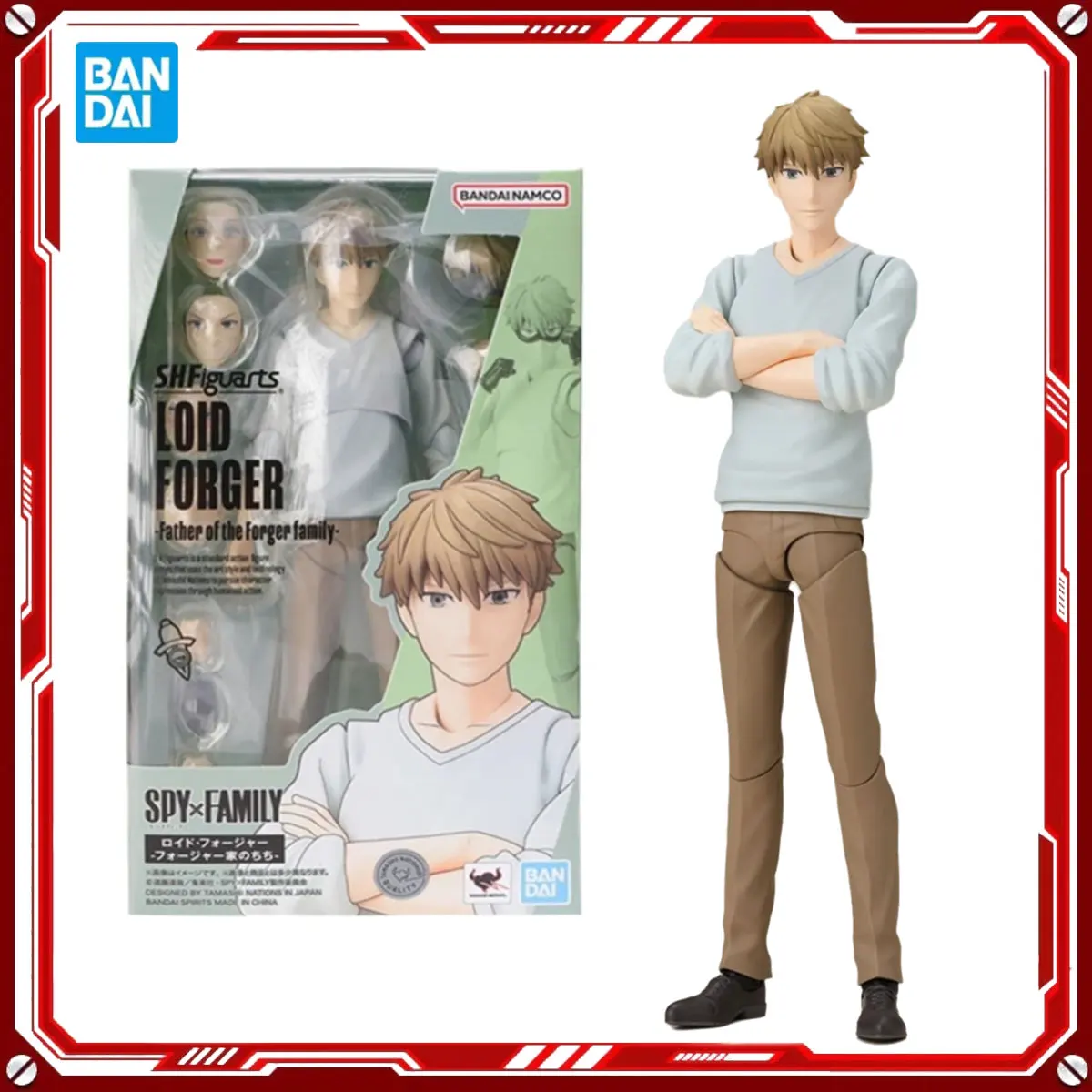 Bandai оригинальные наборы моделей SPY×FAMILY Loid Forger, семейные игрушки «Отец Форджера», SHF, сборная фигурка, модель, подарок для детей 
Bandai оригинальные наборы моделей SPY×FAMILY Loid Forger, семейные игрушки «Отец Форджера», SHF, сборная фигурка, модель, подарок для детей