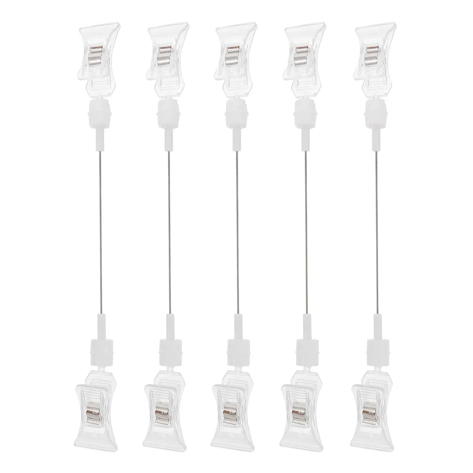 5 Pcs Shelf Clip Plastic Sign Holder Display Labels Price Cards Multi-angle Folder Advertising Clamp Tags Holder
5 Pcs Shelf Clip Plastic Sign Holder Display Labels Price Cards Multi-angle Folder Advertising Clamp Tags Holder
