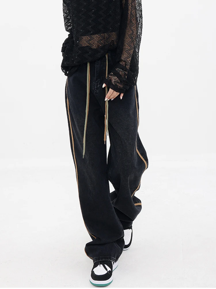 2023 New Y2k Fashion Women Drawstring Jeans Wide Leg Punk Loose Casual Denim Cargo Pants Baggy Streetwear Long Trousers Tide
2023 New Y2k Fashion Women Drawstring Jeans Wide Leg Punk Loose Casual Denim Cargo Pants Baggy Streetwear Long Trousers Tide