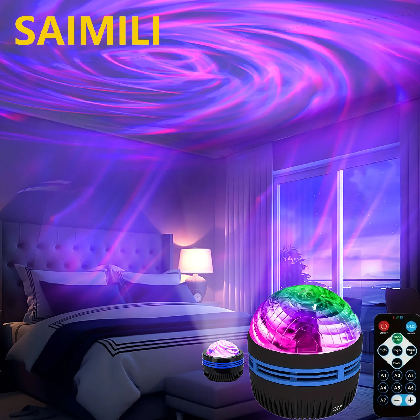 Aurora Borealis Starry Sky Projector LED Galaxy Star Stage Light with Remote 7 Lighting Effects room Wedding Party Decorations
Aurora Borealis Starry Sky Projector LED Galaxy Star Stage Light with Remote 7 Lighting Effects room Wedding Party Decorations