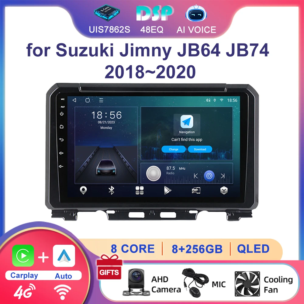 9'' GPS Navigation Autoradio Android Multimedia Wireless Carplay Car Radio Stereo Player for Suzuki Jimny JB64 JB74 2018~2020
9'' GPS Navigation Autoradio Android Multimedia Wireless Carplay Car Radio Stereo Player for Suzuki Jimny JB64 JB74 2018~2020