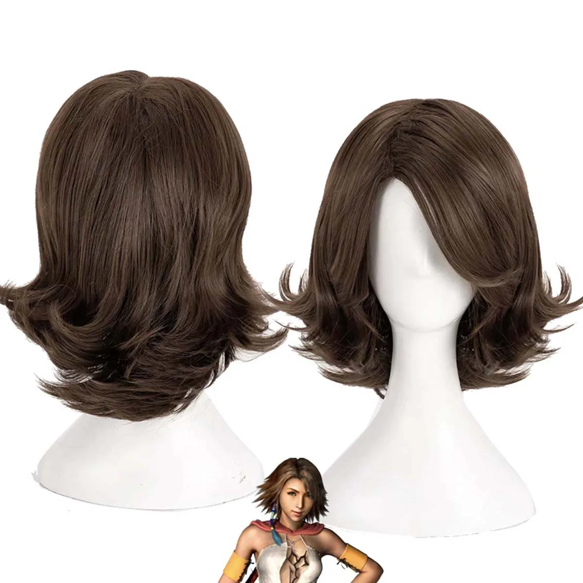 Game Final Fantasy Yuna Cosplay Short Brown Heat Resistant Synthetic Hair Wig
Game Final Fantasy Yuna Cosplay Short Brown Heat Resistant Synthetic Hair Wig