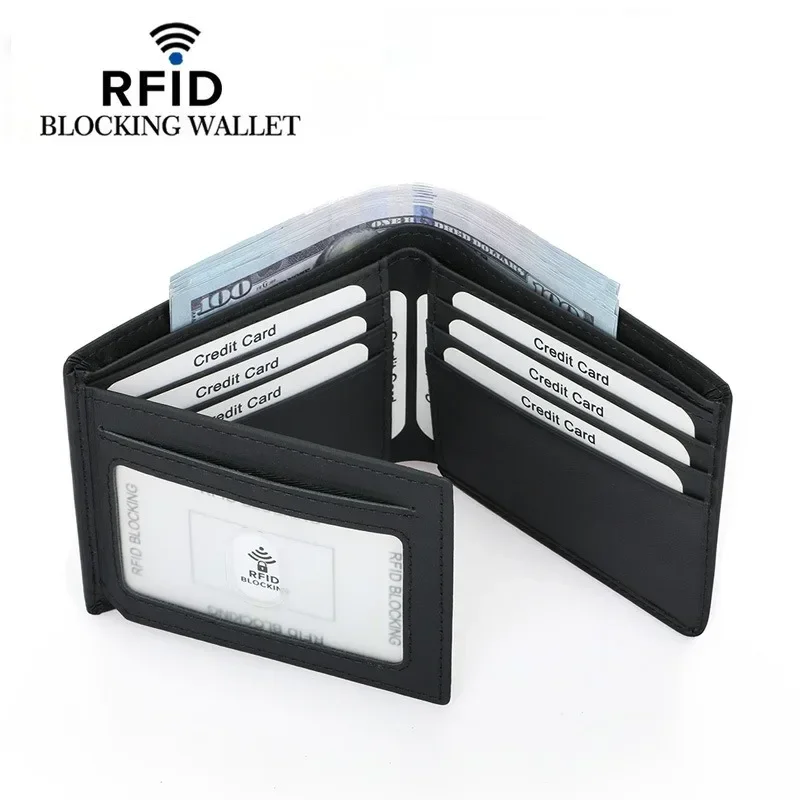 Мужской короткий кошелек из натуральной кожи, RFID-кошелек, держатели для карт, складной двойной кошелек для малого бизнеса, модная сумка для денег высокого качества
Мужской короткий кошелек из натуральной кожи, RFID-кошелек, держатели для карт, складной двойной кошелек для малого бизнеса, модная сумка для денег высокого качества