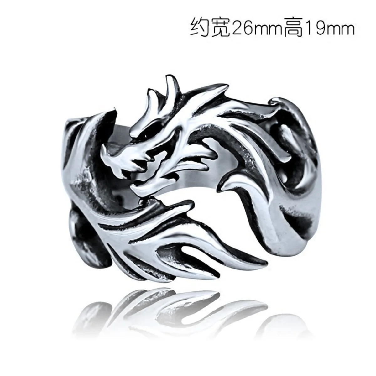 US Style Domineering Personalized Dragon Ring Men's Dragon Pattern Ring Fashion Retro Alloy Ring Trendy Men's Punk Low Price 1$
US Style Domineering Personalized Dragon Ring Men's Dragon Pattern Ring Fashion Retro Alloy Ring Trendy Men's Punk Low Price 1$