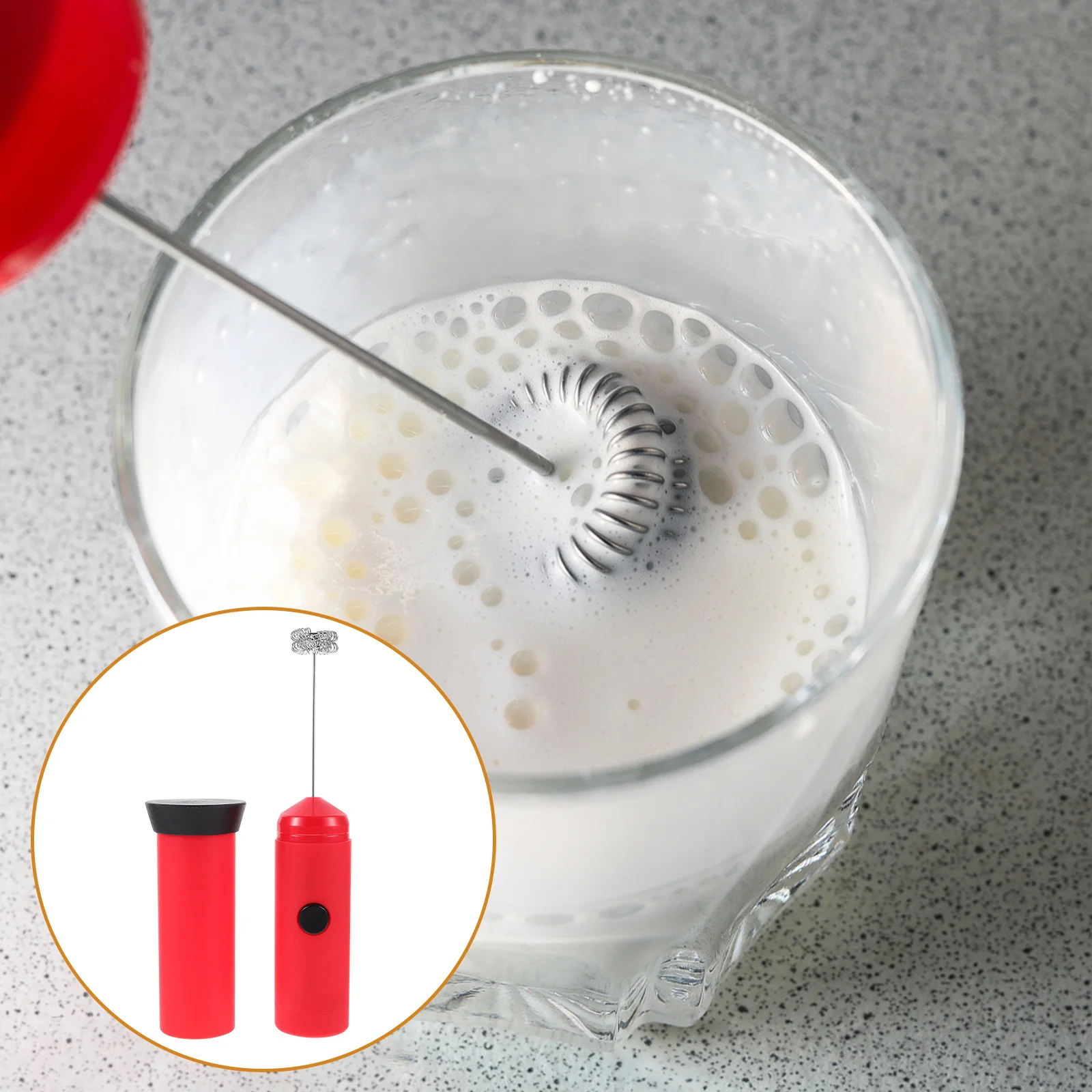 Electric Milk Frother Handheld Automatic Coffee Mixer For Egg Whites Cream Foam Multi-Speed Kitchen Tool Portable Blender
Electric Milk Frother Handheld Automatic Coffee Mixer For Egg Whites Cream Foam Multi-Speed Kitchen Tool Portable Blender