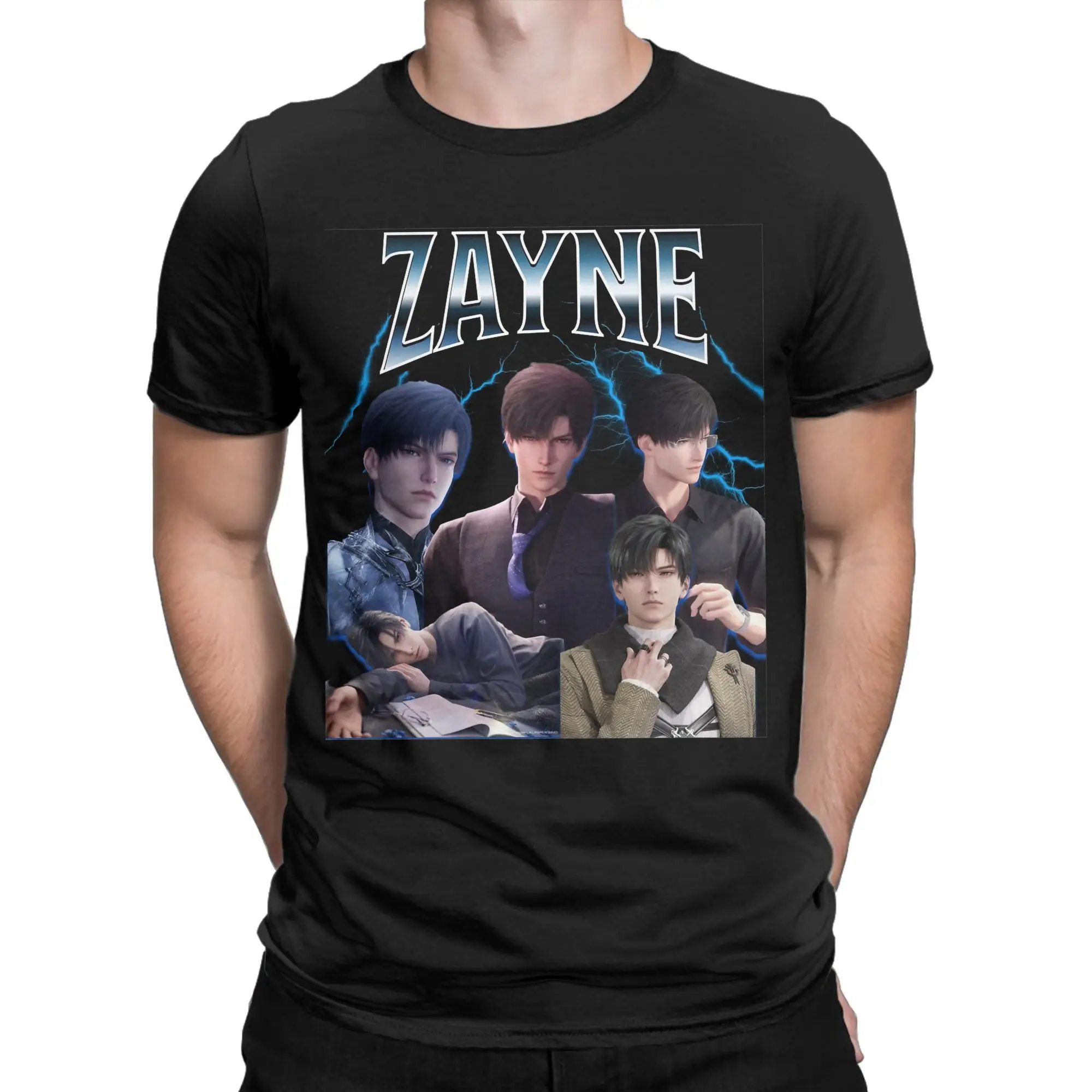 Zayne Love and Deepspace T Shirt Men's Cotton Novelty T-Shirts Round Collar Tees Short Sleeve Clothing Classic
Zayne Love and Deepspace T Shirt Men's Cotton Novelty T-Shirts Round Collar Tees Short Sleeve Clothing Classic