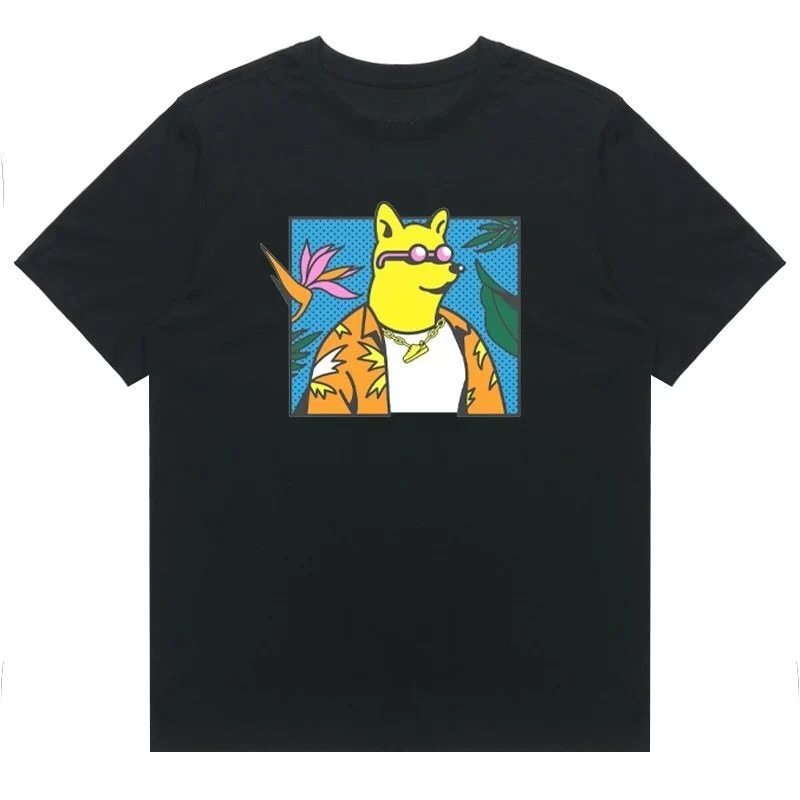 New Shiba Inu Dog Head Printed Men's Pure Cotton Round-neck T-shirt Sporty and Casual, Loose and Breathable Knitted Short Sleeve
New Shiba Inu Dog Head Printed Men's Pure Cotton Round-neck T-shirt Sporty and Casual, Loose and Breathable Knitted Short Sleeve