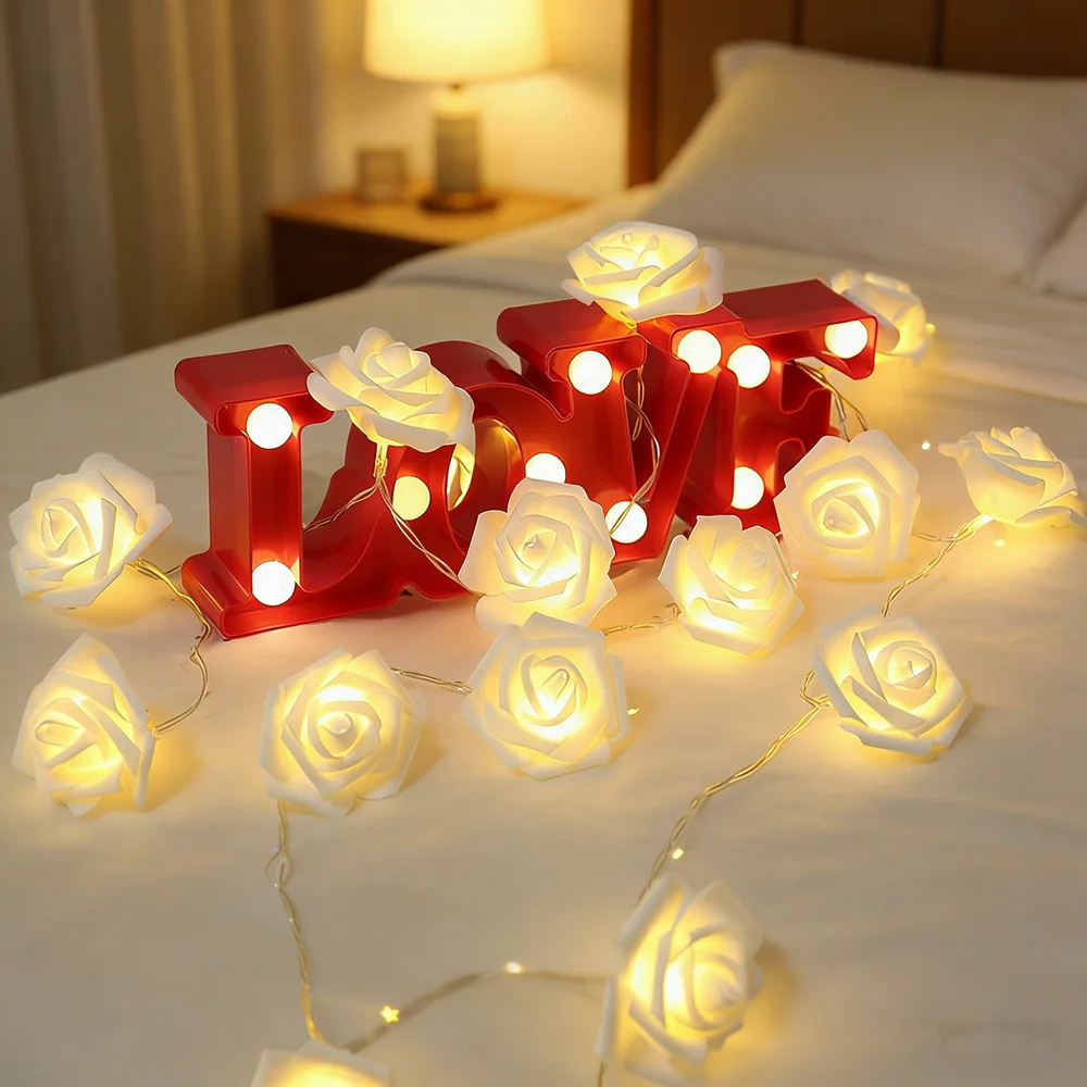 20LEDs Wedding Garland Lights Festoon Rose Flower Fairy String Light Battery for Party Mother's Day Home Bedroom Decoration
20LEDs Wedding Garland Lights Festoon Rose Flower Fairy String Light Battery for Party Mother's Day Home Bedroom Decoration