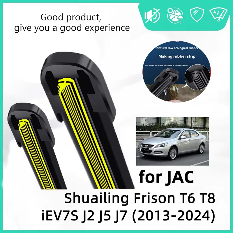 Rubber Car Wiper for JAC iEV7S J5 J7 Shuailing Frison T6 T8 Front Wiper Blades Brushes CutterAccessories Windscreen
Rubber Car Wiper for JAC iEV7S J5 J7 Shuailing Frison T6 T8 Front Wiper Blades Brushes CutterAccessories Windscreen