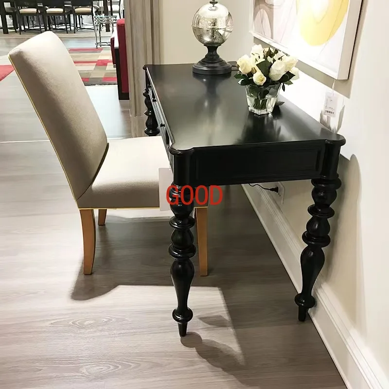 Скандинавский стол из массива дерева, Французский Ретро черный дуб
Скандинавский стол из массива дерева, Французский Ретро черный дуб