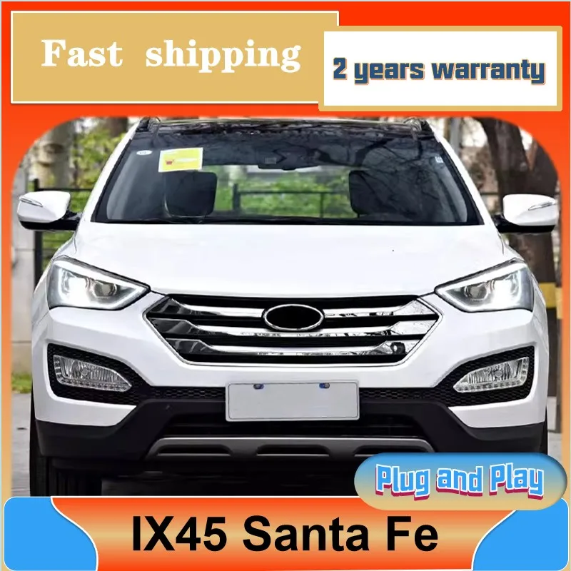 Car Styling for Hyundai Santa Fe Headlight 2013-2016 IX45 Headlight DRL Turn Signal Low High Beam Projector Lens
Car Styling for Hyundai Santa Fe Headlight 2013-2016 IX45 Headlight DRL Turn Signal Low High Beam Projector Lens