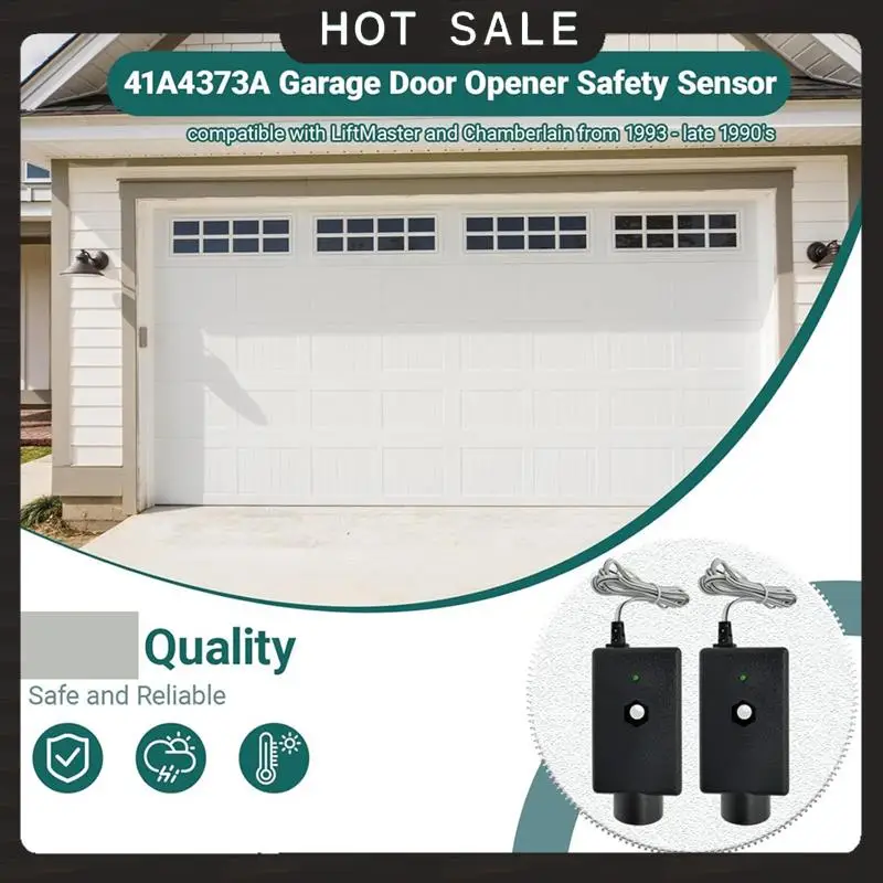24-Hour Delivery 41A4373A Garage Door Safety Sensor For Liftmaster & Chamberlain Openers Sensor And Bracket
24-Hour Delivery 41A4373A Garage Door Safety Sensor For Liftmaster & Chamberlain Openers Sensor And Bracket