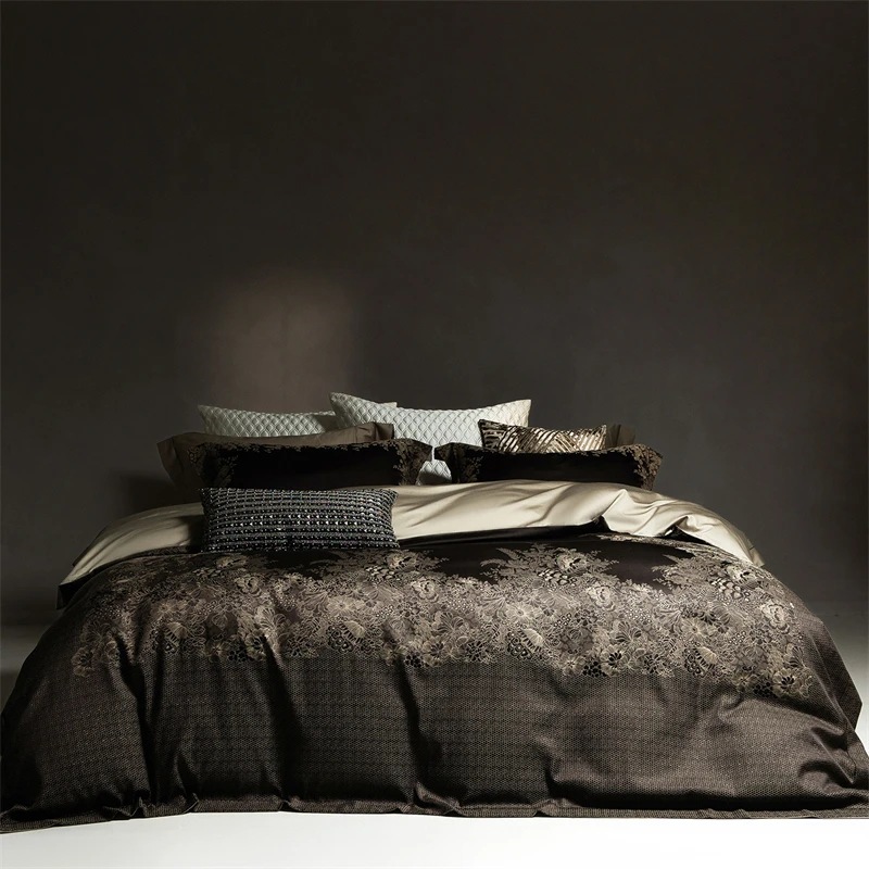 Luxury 1000TC Egyptian Cotton Jacquard Baroque Style Bedding Set 4Pcs Duvet Cover With Pillowcases Bed Linen, Queen King Size
Luxury 1000TC Egyptian Cotton Jacquard Baroque Style Bedding Set 4Pcs Duvet Cover With Pillowcases Bed Linen, Queen King Size