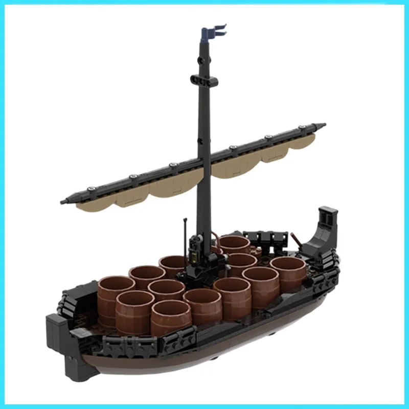347PCS MOC Hobbit Lord Rings Bard S Boat Model Building Blocks Assemble Architecture Toys Christmas Gifts DIY Creative Education
347PCS MOC Hobbit Lord Rings Bard S Boat Model Building Blocks Assemble Architecture Toys Christmas Gifts DIY Creative Education