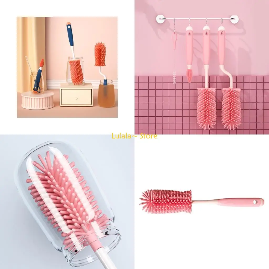 Y4QA Baby Bottle Cleaning Tool Ergonomic Pacifier Brush for Nipples and Small Part
Y4QA Baby Bottle Cleaning Tool Ergonomic Pacifier Brush for Nipples and Small Part