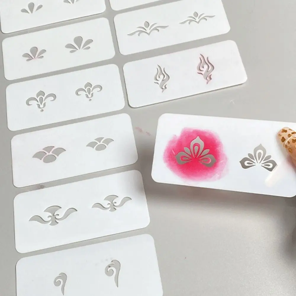 DIY Face Makeup Template No Repeat Hollowed Flowers Temporary Tattoo Stencil Forehead Waterproof Body Art Painting Stencil
DIY Face Makeup Template No Repeat Hollowed Flowers Temporary Tattoo Stencil Forehead Waterproof Body Art Painting Stencil