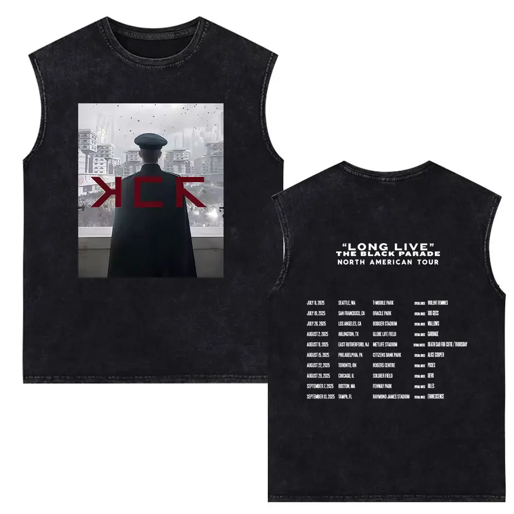 My Chemical Romance Long Live The Black Parade 2025 Tour Washed Sleeveless Vest Men Women Vintage Punk Emo Rock Band Tank Tops
My Chemical Romance Long Live The Black Parade 2025 Tour Washed Sleeveless Vest Men Women Vintage Punk Emo Rock Band Tank Tops