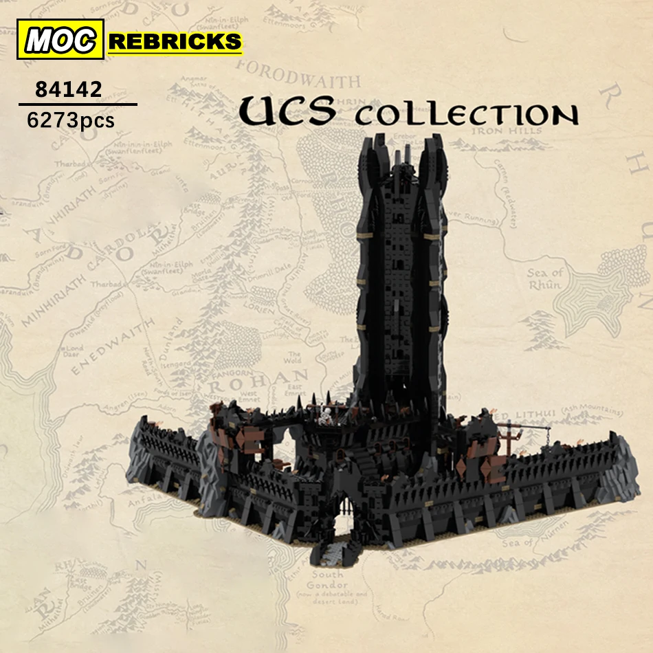Movie Scene UCS Cirith Ungol Orc Architecture Main Tower Building Block Model Collection Display Bricks Toys Kids XMAS Gifts
Movie Scene UCS Cirith Ungol Orc Architecture Main Tower Building Block Model Collection Display Bricks Toys Kids XMAS Gifts