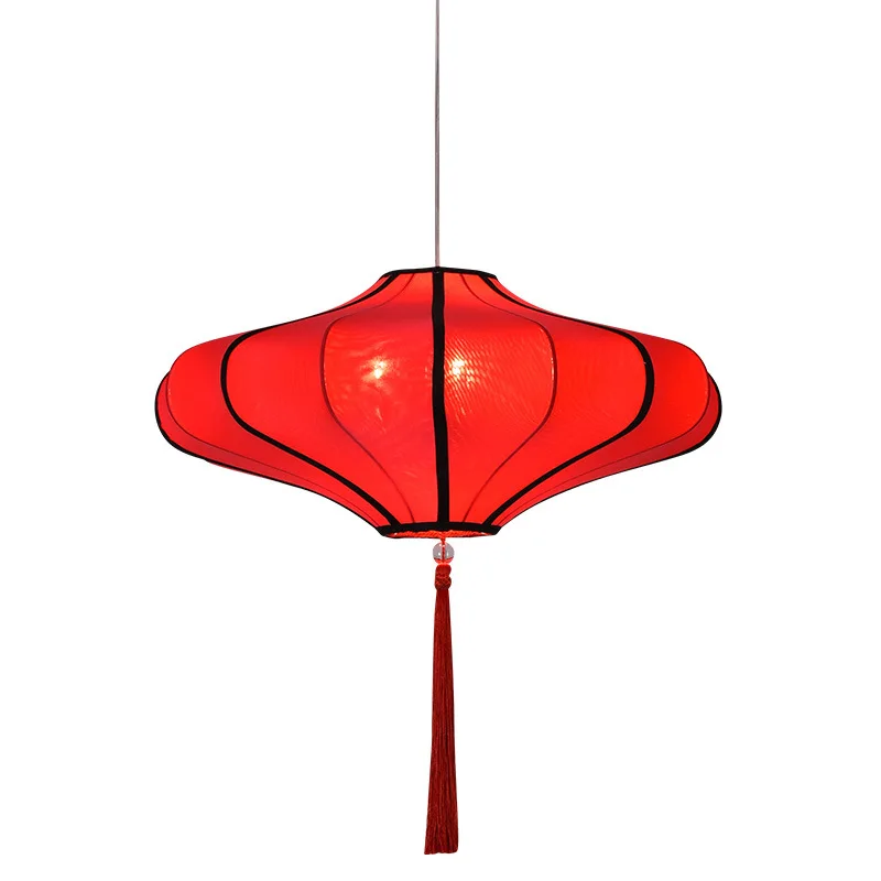 New Chinese fabric lampshade chandelier hot pot restaurant light Chinese style antique red lantern
New Chinese fabric lampshade chandelier hot pot restaurant light Chinese style antique red lantern