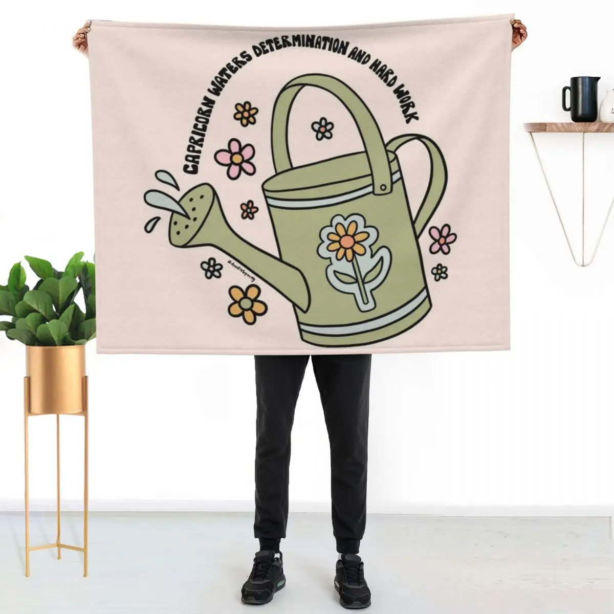 Capricorn Watering Can Throw Blanket Breathable Lightweight Blanket for Adults Kids
Capricorn Watering Can Throw Blanket Breathable Lightweight Blanket for Adults Kids