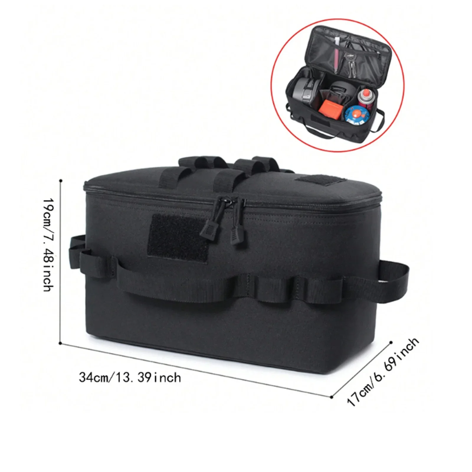 Outdoor multifunctional storage bag, anti-collision picnic bag, ice pack, card stove storage bag, picnic camping storage bag
Outdoor multifunctional storage bag, anti-collision picnic bag, ice pack, card stove storage bag, picnic camping storage bag