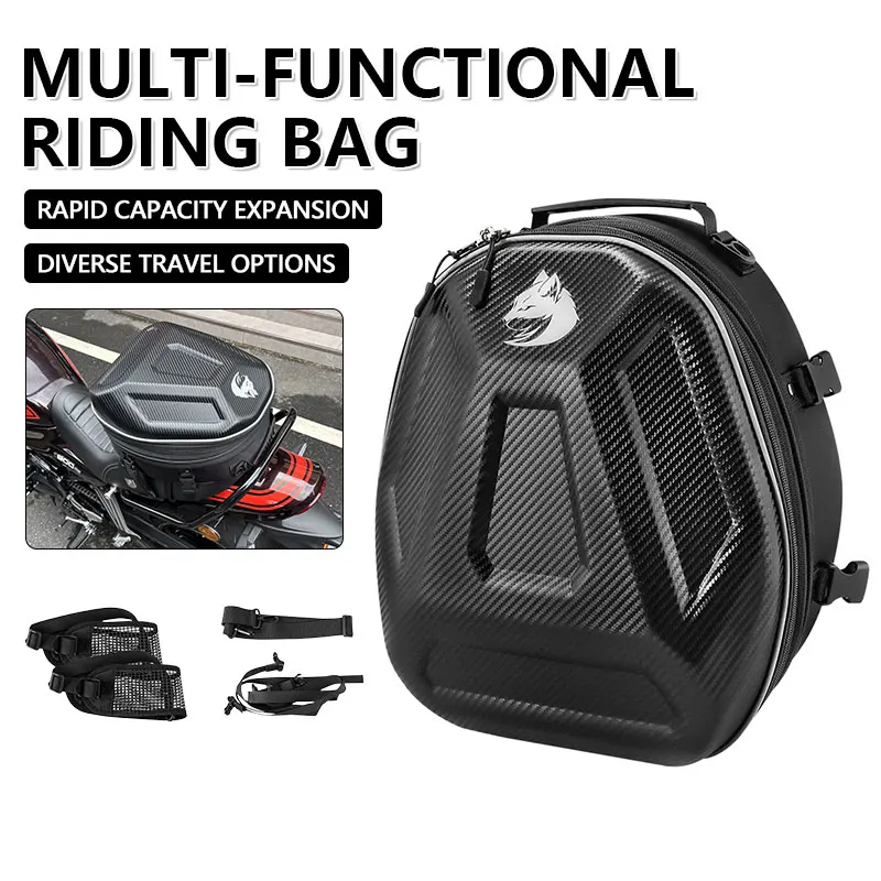 Waterproof Motorcycle Tail Bag Multifunction Motorcycle Rear Seat Bag 20-35L High Capacity Motorcycle Bag Rider Backpack
Waterproof Motorcycle Tail Bag Multifunction Motorcycle Rear Seat Bag 20-35L High Capacity Motorcycle Bag Rider Backpack