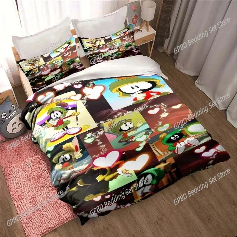 Cartoon Marvin Martian Bedding Set,Duvet Cover Comforter Bed Set Quilt Cover Pillowcase,King Queen Twin Size Boys Girls Adults
Cartoon Marvin Martian Bedding Set,Duvet Cover Comforter Bed Set Quilt Cover Pillowcase,King Queen Twin Size Boys Girls Adults