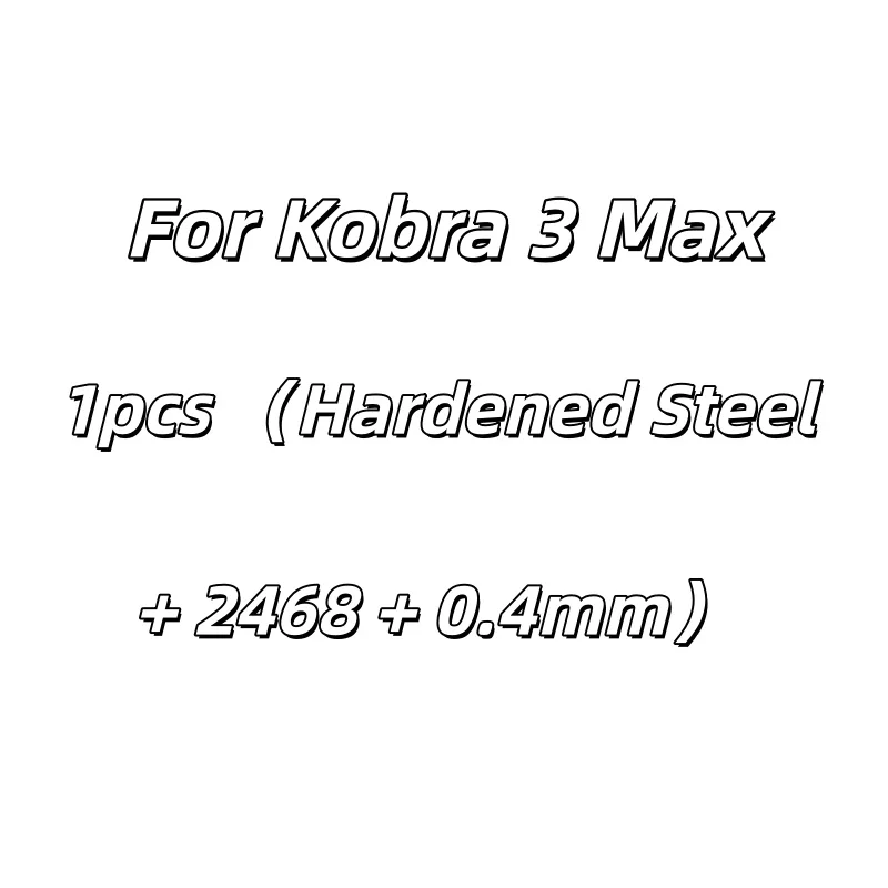For Anycubic Kobra 3 Max Combo Bimetallic Nozzle 0.2/0.4/0.6/0.8mm Hardened Steel New Hotend 3D Printer Parts
For Anycubic Kobra 3 Max Combo Bimetallic Nozzle 0.2/0.4/0.6/0.8mm Hardened Steel New Hotend 3D Printer Parts