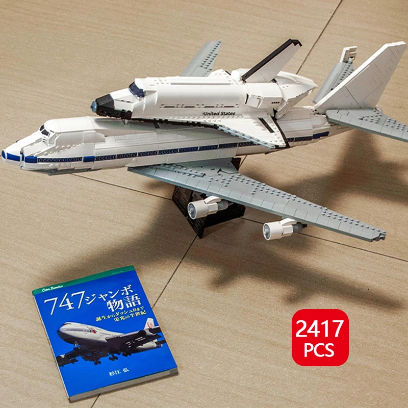 Конструктор «Самолет-шаттл Boeing 747» из 2417 деталей, модель для сборки, креативный декор для дома, развивающая игрушка для подарков на праздники
Конструктор «Самолет-шаттл Boeing 747» из 2417 деталей, модель для сборки, креативный декор для дома, развивающая игрушка для подарков на праздники